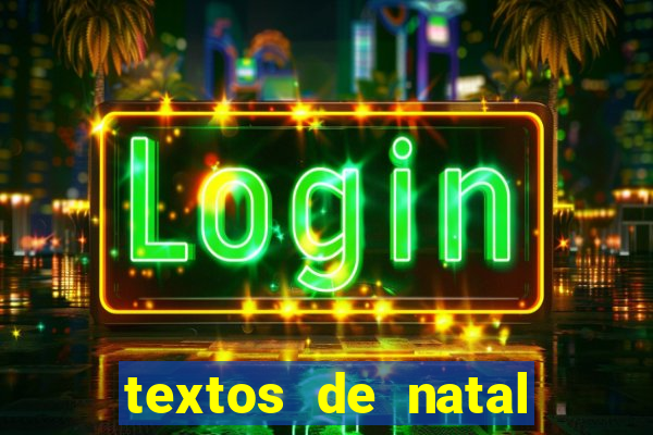 textos de natal para leitura