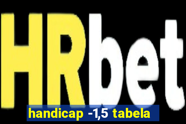 handicap -1,5 tabela