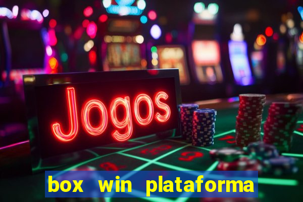 box win plataforma de jogos