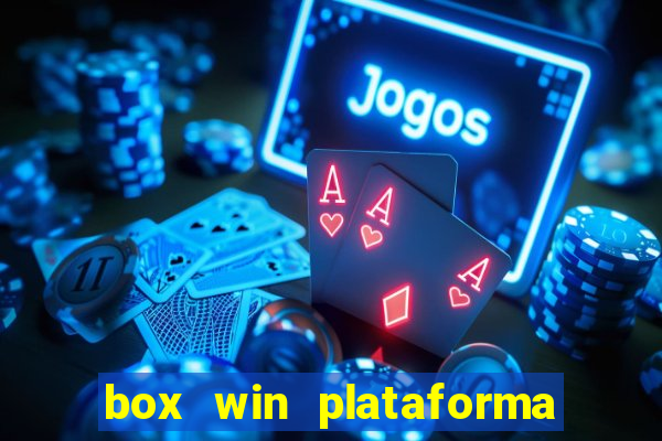 box win plataforma de jogos