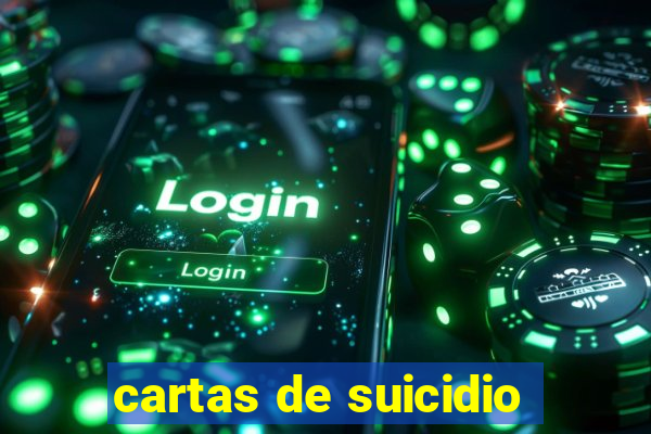 cartas de suicidio