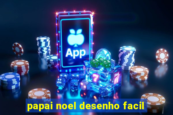 papai noel desenho facil