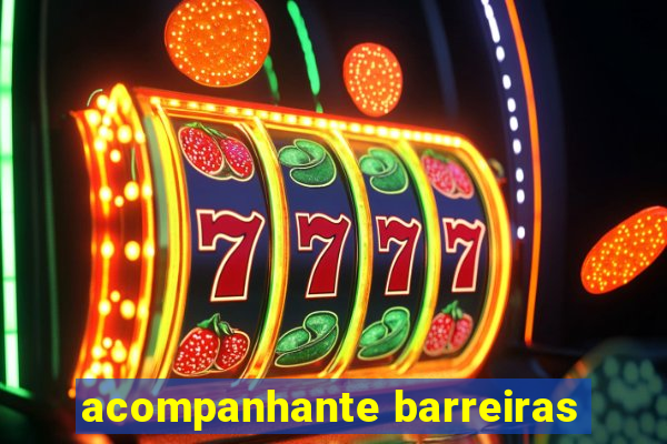 acompanhante barreiras