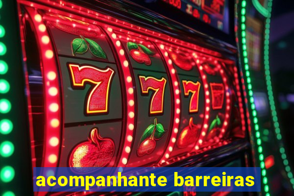 acompanhante barreiras