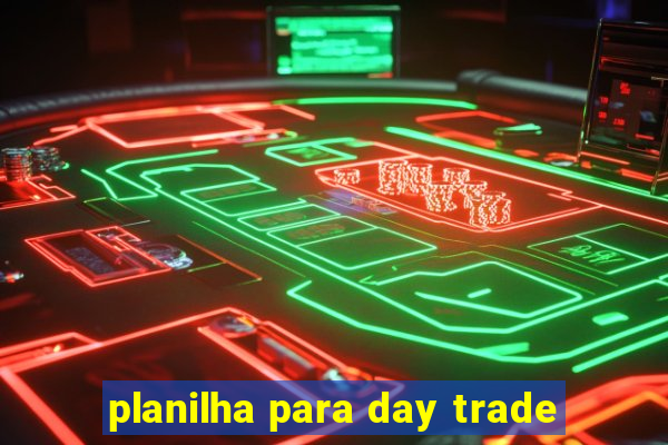 planilha para day trade