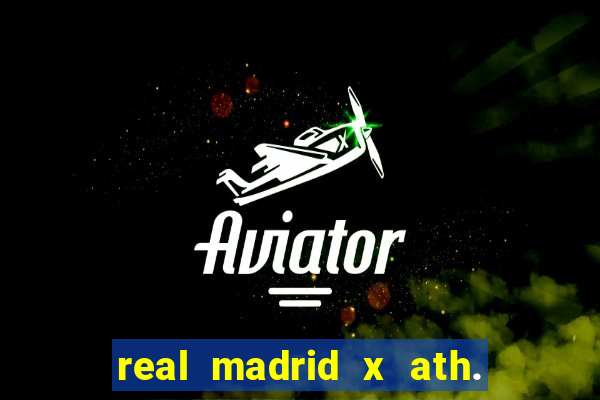 real madrid x ath. bilbao palpite