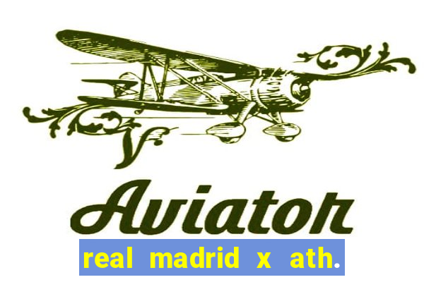 real madrid x ath. bilbao palpite