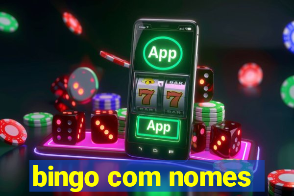 bingo com nomes