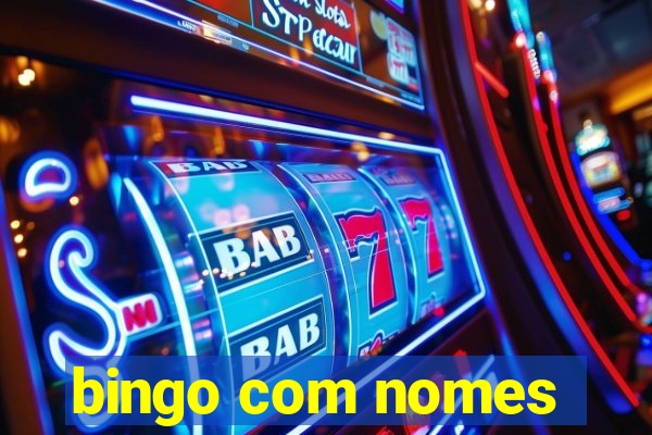 bingo com nomes