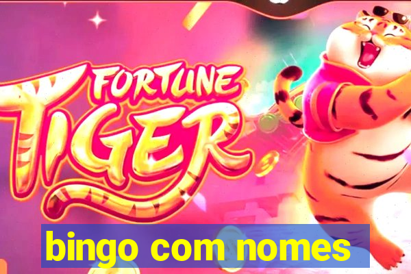 bingo com nomes