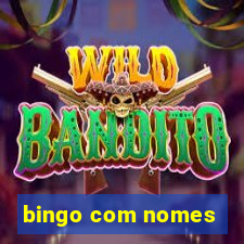 bingo com nomes