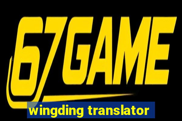 wingding translator