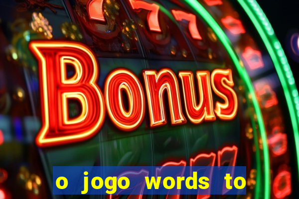 o jogo words to win paga mesmo