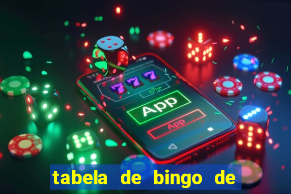 tabela de bingo de 1 a 100