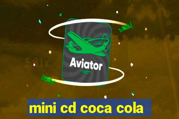 mini cd coca cola