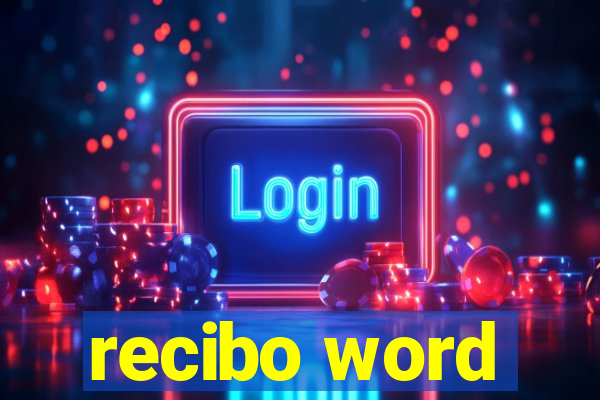 recibo word