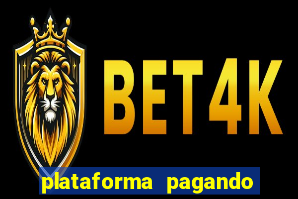 plataforma pagando bem hoje