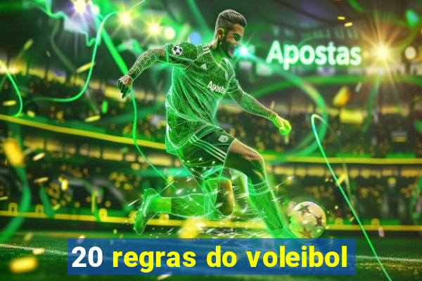 20 regras do voleibol