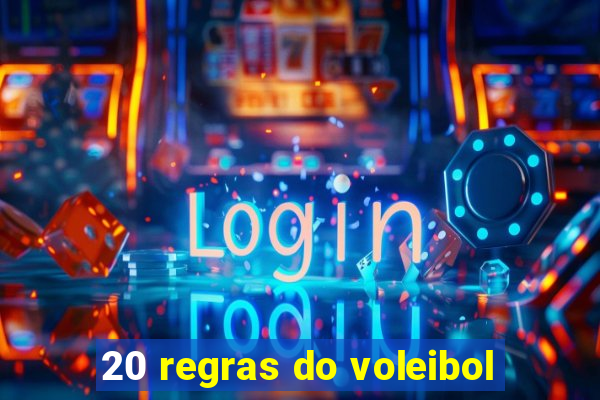 20 regras do voleibol