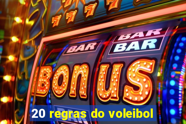 20 regras do voleibol