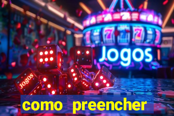 como preencher recibo de pagamento