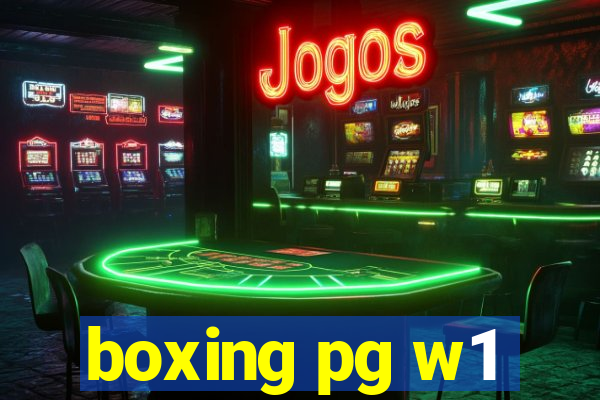 boxing pg w1