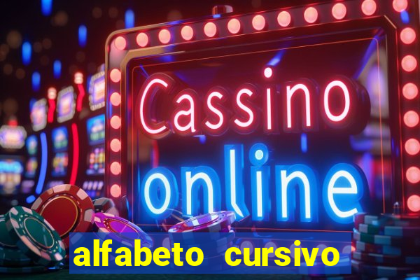 alfabeto cursivo pontilhado para imprimir pdf