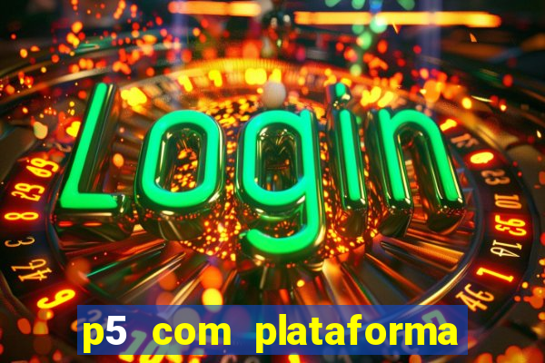 p5 com plataforma de jogos