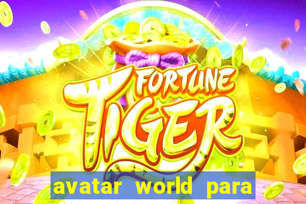 avatar world para imprimir e colorir