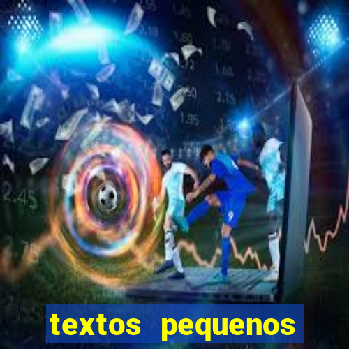 textos pequenos para alfabetizar