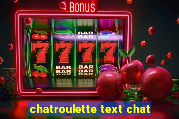 chatroulette text chat