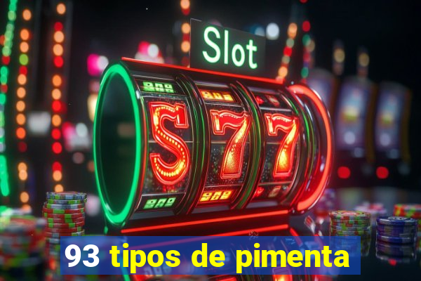 93 tipos de pimenta