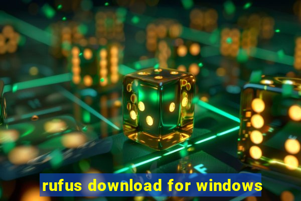 rufus download for windows