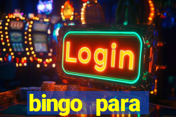 bingo para despedida de solteira para imprimir