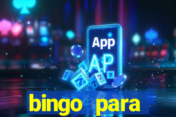 bingo para despedida de solteira para imprimir