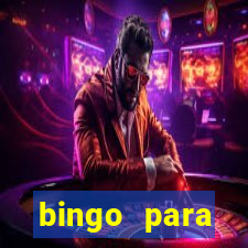 bingo para despedida de solteira para imprimir