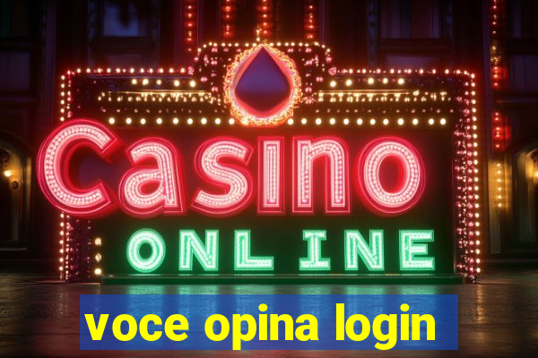 voce opina login