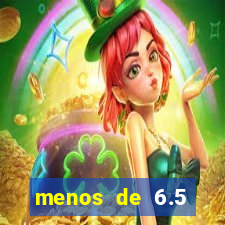 menos de 6.5 escanteios o que significa