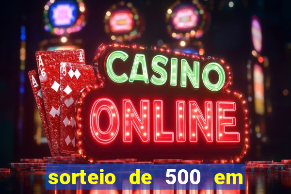 sorteio de 500 em cash toda segunda feira novibet como funciona