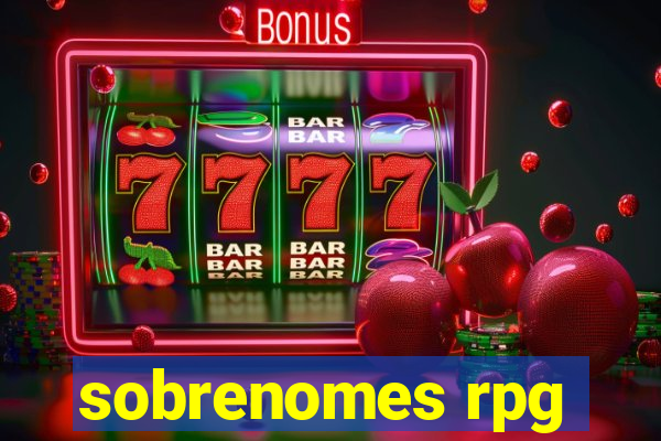 sobrenomes rpg