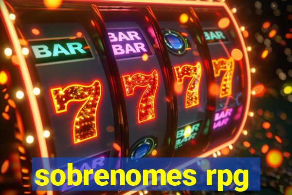 sobrenomes rpg