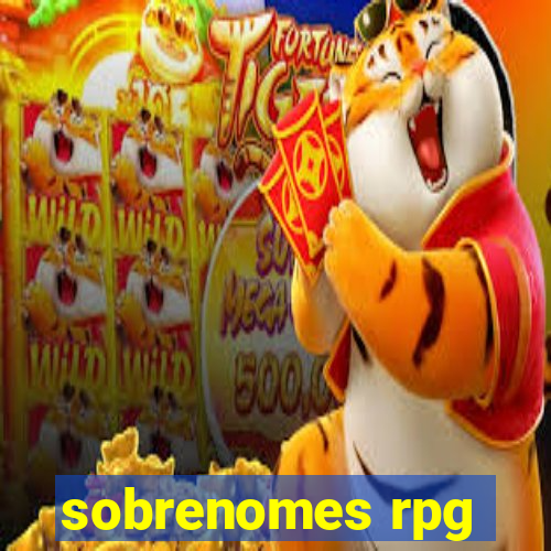 sobrenomes rpg