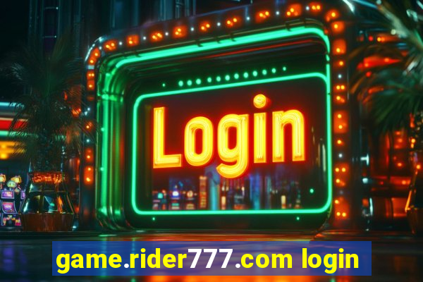 game.rider777.com login