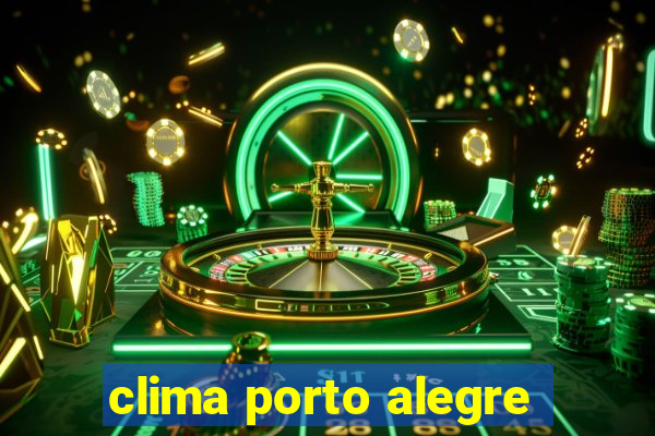 clima porto alegre