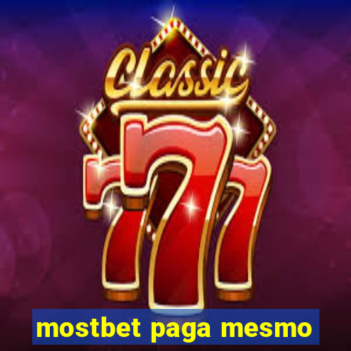 mostbet paga mesmo