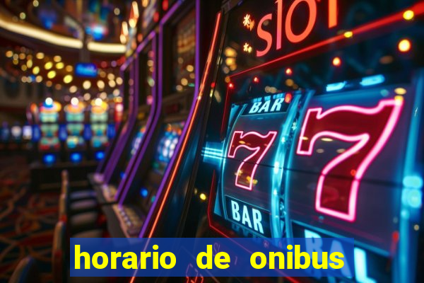 horario de onibus santos dumont x juiz de fora