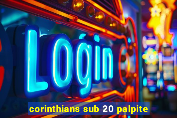 corinthians sub 20 palpite