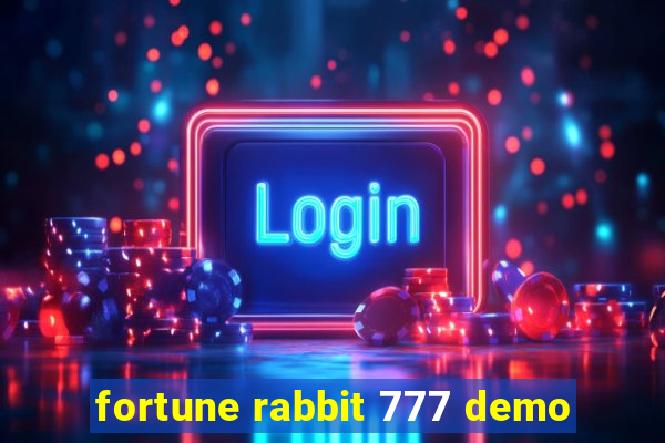 fortune rabbit 777 demo