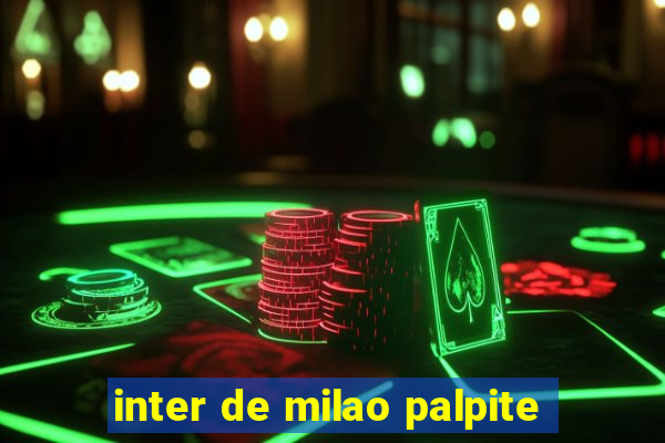 inter de milao palpite