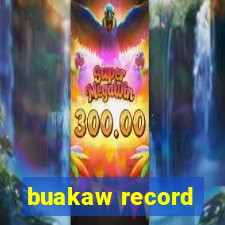 buakaw record